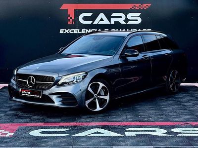 Cinza Usado 2020 Mercedes C300 AMG line Sedan | € 34.900 (Preço justo)