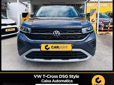 Usado VW T-Cross Style 115 HP (84 kW) 2024 Cinzento SUV