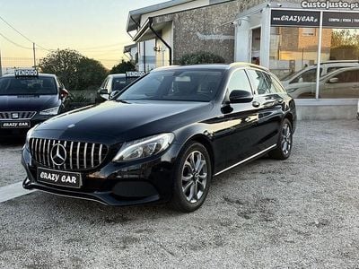 Preto Usado 2015 Mercedes C200 Avantgarde Carrinha | € 16.500 (Bom preço)