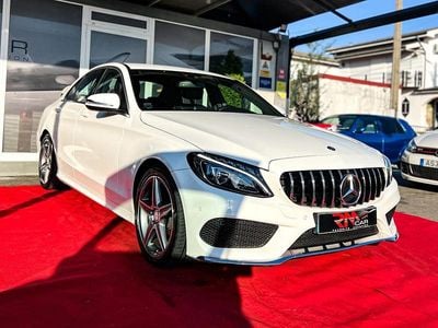 Branco Usado 2016 Mercedes C220 AMG line Sedan | € 23.750