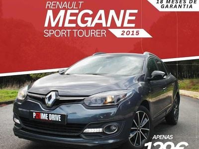 Usado Renault Mégane GrandTour 110 HP (80 kW) 2015 Cinzento Carrinha