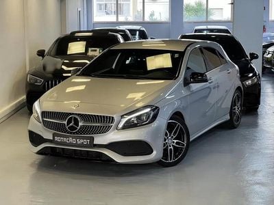 Usado Mercedes A180 AMG line 109 HP (80 kW) 2017 Cinzento