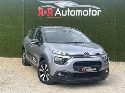 Cinza Usado 2021 Citroën C3 PureTech Citadino | € 12.300 (Preço justo)