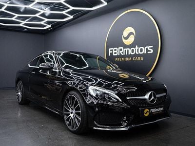 Usado Mercedes C250 AMG line 204 HP (150 kW) 2016 Preto Coupé