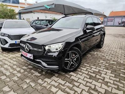 Usado Mercedes GLC300e AMG line 306 HP (225 kW) 2021 Preto SUV
