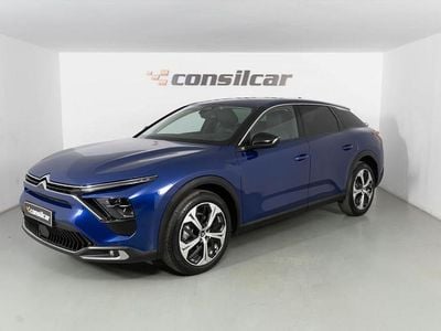 Azul Usado 2023 Citroën C5 X PureTech Carrinha | € 20.980 (Preço justo)