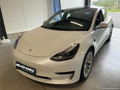 Branco Usado 2021 Tesla Model 3 Standard Range Plus Sedan | € 28.990 (Caro)