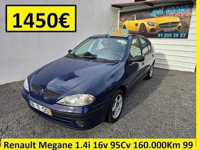 Usado Renault Mégane 95 HP (69 kW) 1999 Azul