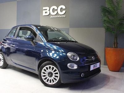 Azul Usado 2020 Fiat 500 Lounge Citadino | € 14.990 (Preço justo)
