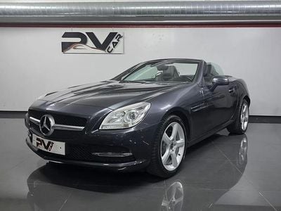 Usado Mercedes SLK250 204 HP (150 kW) 2014 Cinzento Cabrios