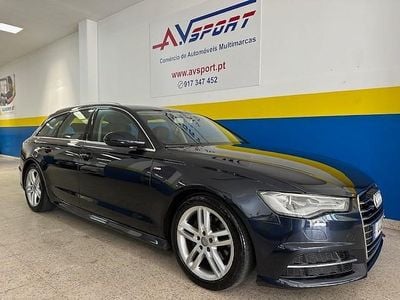 Azul Usado 2015 Audi A6 S-Line Sedan | € 19.900 (Preço justo)