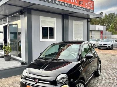 Preto Usado 2019 Fiat 500 Lounge Citadino | € 12.670 (Preço justo)