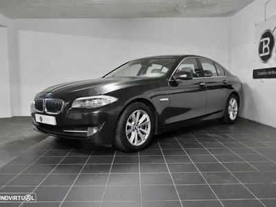 usado BMW 520 D diesel cinza e creme