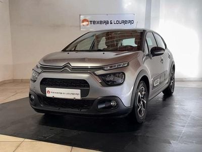 Cinza Usado 2021 Citroën C3 Shine Citadino | € 14.750 (Preço justo)