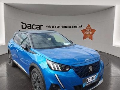Azul Usado 2022 Peugeot e-2008 GT SUV | € 19.899 (Preço justo)