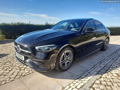 Preto Usado 2021 Mercedes C300 AMG line Sedan | € 46.980 (Preço elevado)