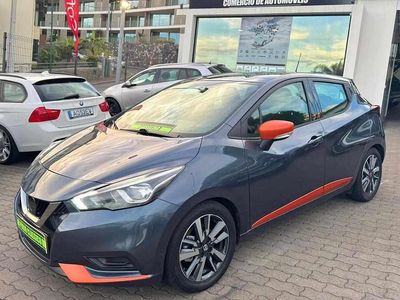 Usado Nissan Micra 90 HP (66 kW) 2018 Cinzento Citadino