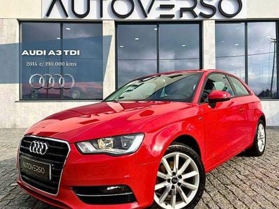 Usado Audi A3 Attraction 110 HP (80 kW) 2014 Vermelho Citadino