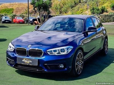 Azul Usado 2018 BMW 116 Citadino | € 22.499 (Preço elevado)