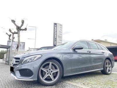 Antracite Usado 2017 Mercedes C220 AMG line Carrinha | € 26.900 (Caro)