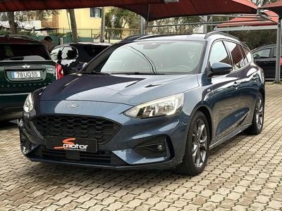 Azul Usado 2018 Ford Focus ST-Line Carrinha | € 14.750 (Preço justo)
