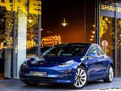 Usado Tesla Model 3 Long Range AWD 258 kW (351 HP) 2020 Azul Sedan