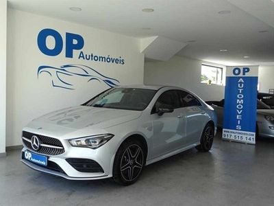Cinza Usado 2023 Mercedes CLA250e AMG line Sedan | € 45.450 (Caro)