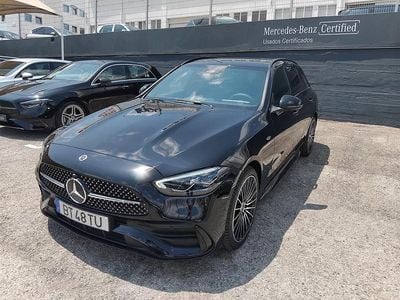 Preto Usado 2025 Mercedes C300e AMG line Carrinha | € 58.000 (Preço justo)