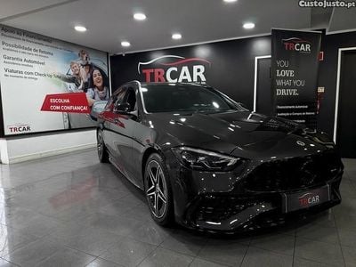 Usado Mercedes C200 AMG line 150 HP (110 kW) 2022 Preto Carrinha