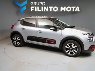Cinzento Usado 2022 Citroën C3 PureTech Citadino | € 11.860 (Preço justo)
