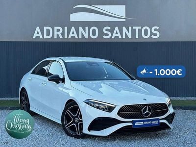 Branco Usado 2023 Mercedes A180 AMG line Sedan | € 37.900