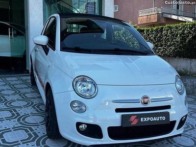 Usado Fiat 500C Lounge 69 HP (50 kW) 2015 Branco Cabrios