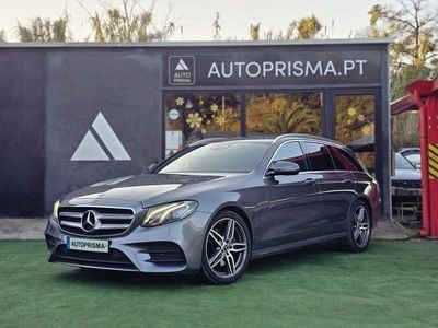 Cinza Usado 2018 Mercedes E220 AMG Carrinha | € 24.990 (Preço justo)