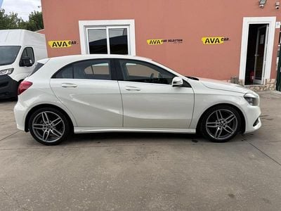 Usado Mercedes A160 AMG line 90 HP (66 kW) 2018 Branco