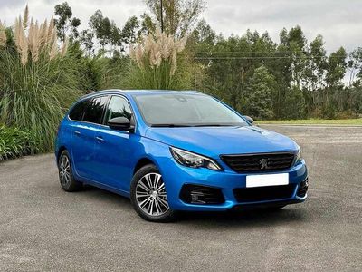 Azul Usado 2021 Peugeot 308 Allure Carrinha | € 15.750 (Preço elevado)