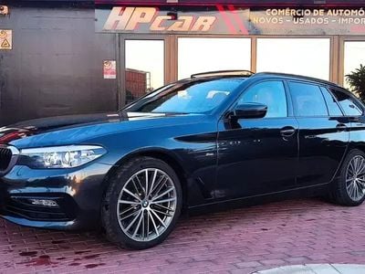 Castanho Usado 2018 BMW 520 Sport Line Carrinha | € 29.990 (Preço elevado)