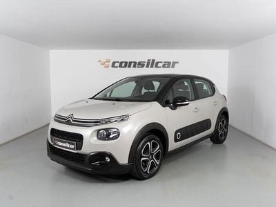 Cinza Usado 2018 Citroën C3 PureTech Citadino | € 10.980 (Preço justo)