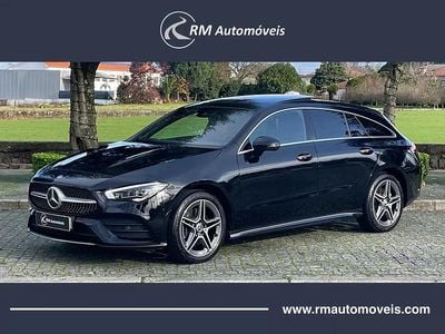 Preto Usado 2022 Mercedes CLA250e Shooting Brake AMG line Carrinha | € 33.900 (Preço justo)