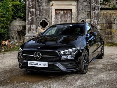 Usado Mercedes CLA250e AMG line 218 HP (160 kW) 2020 Preto Sedan