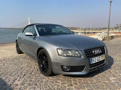 Usado Audi A5 Cabriolet 170 HP (125 kW) 2009 Cinzento Cabrios