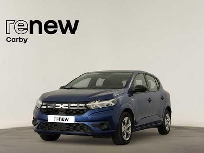 Azul Usado 2024 Dacia Sandero Essentiel | € 16.490 (Preço elevado)