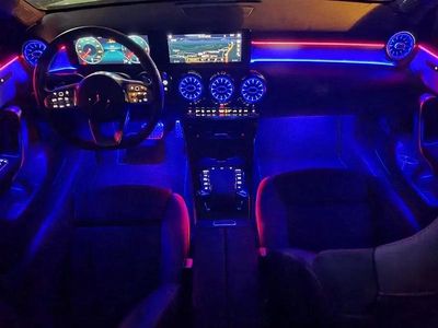 Usado Mercedes A180 AMG line 116 HP (85 kW) 2020 Preto Citadino