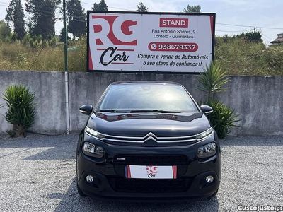 Preto Usado 2017 Citroën C3 Attraction Citadino | € 11.000 (Preço elevado)