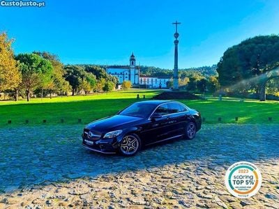 Usado Mercedes C300 AMG line 194 HP (142 kW) 2021 Preto Citadino