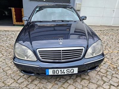 Usado Mercedes S320 222 HP (163 kW) 2001 Azul Sedan