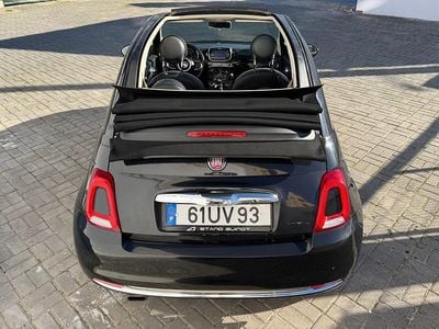 Preto Usado 2017 Fiat 500C Cabrios | € 11.900 (Preço justo)