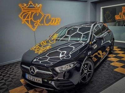 Preto Usado 2019 Mercedes A180 AMG line | € 25.900 (Preço elevado)