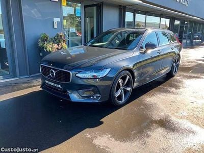 Preto Usado 2020 Volvo V90 R-Design Carrinha | € 28.900 (Bom preço)