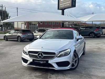 Cinza Usado 2017 Mercedes C220 Cabrios | € 33.000
