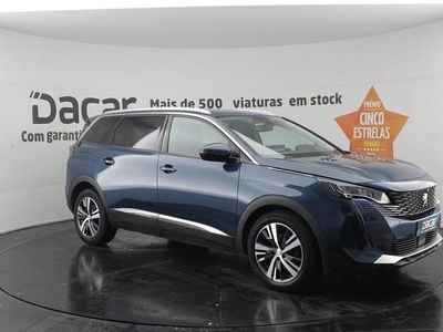 Azul Usado 2021 Peugeot 5008 Allure SUV | € 21.499 (Bom preço)